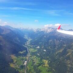Flugwegposition um 11:39:52: Aufgenommen in der Nähe von Gemeinde St. Michael im Lungau, 5582, Österreich in 2237 Meter